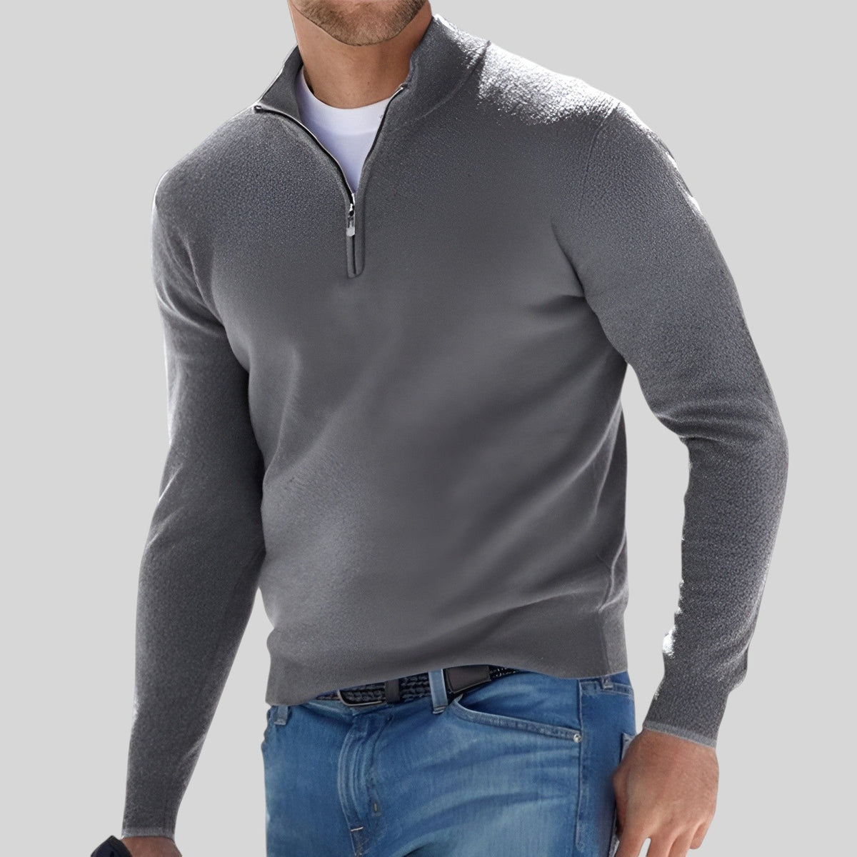 LEO | Warm Pullover with Zipper