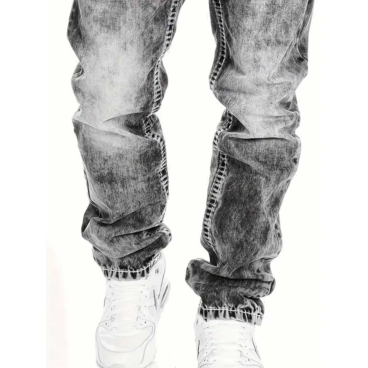 Dario - Vintage Wash Straight Leg Jeans