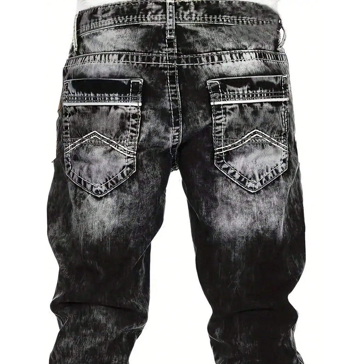 Dario - Vintage Wash Straight Leg Jeans