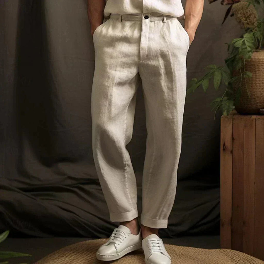 Yorick - Breathable Linen Drawstring Pants